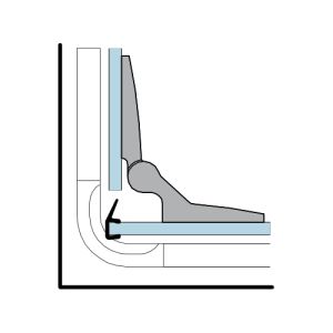 Duka GUME537 afdichtprofiel 195cm transparant, 6mm