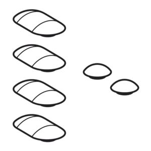 Geberit Icon - Renova - Acanto 243.986.00.1 buffers rond en ovaal