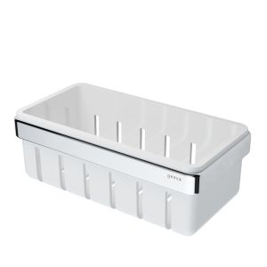 Geesa Frame 918801-02 douchemand 21 cm chroom/ wit