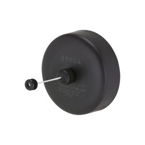 Geesa Hotel 91134-06 waslijn uittrekbaar 235 cm zwart