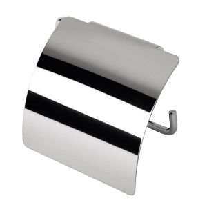 Geesa Hotel 91145 toiletrolhouder met klep chroom