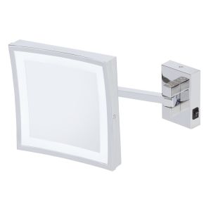 Geesa Mirror 911099 scheerspiegel 2-armig 5x vergrotend chroom