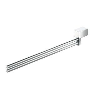 Geesa Nexx 750502 2-lids handdoekhouder 440mm chroom (OUTLET)
