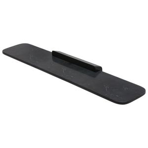 Geesa Shift Black 919901-06-M6 planchet met matzwarte marmerlook