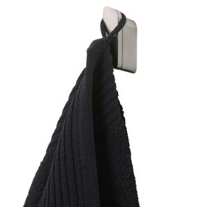 Geesa Shift Brushed Stainless Steel 919967-05 handdoekhaak medium RVS geborsteld