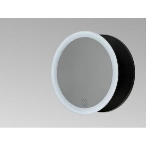 Hipp Design SPV1546 externe losse LED vergrootspiegel 5x zwart voor bevestiging op spiegel