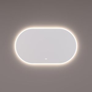 Hipp Design SPV 13750 KW spiegel ovaal-recht met directe en indirecte LED verlichting rondom 160x70x3cm