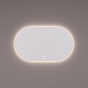 Hipp Design SPV 14740 KW spiegel ovaal-recht met indirecte LED verlichting rondom 140x70x3cm