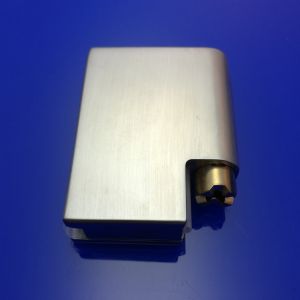 HSK Kienle E100312-UR-90 scharnierdeel glashouder beneden rechts, RVS look