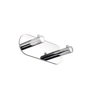 Inda Gealuna A1020BNE dubbele kledinghaak mat zwart