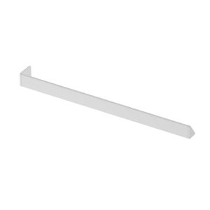 Inda Indissima A8815AWM vlag vormige handdoekstang mat wit