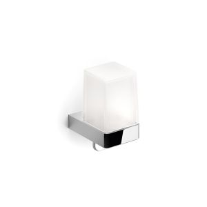 Inda Indissima A88670CR21 zeepdispenser met hendel chroom/ gesatineerd glas