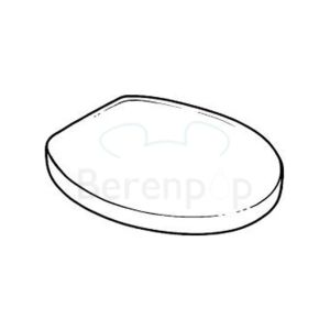 Keramag Cleo 573660068 toiletzitting met deksel pergamon *niet meer leverbaar*