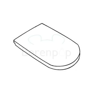 Keramag Vitelle 573620068 toiletzitting met deksel pergamon *niet meer leverbaar*