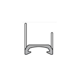 Duka GUMC444 afdichtprofiel 200cm transparant