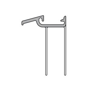 Duka GUML424 lang afdichtprofiel 100cm transparant, 8mm