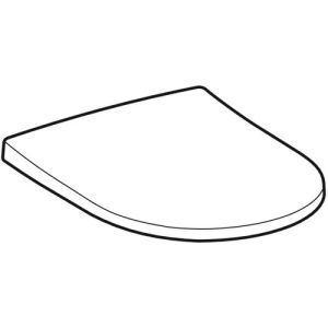 Geberit Acanto 500.605.01.2 toiletzitting met deksel wit