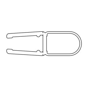 HSK E100076-1 horizontaal o-afdichtingsprofiel 100cm, 6mm