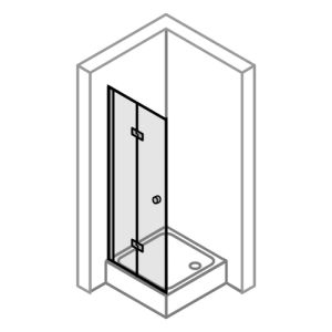 Huppe 501 Design pure - Design elegance, 025347 deurlager