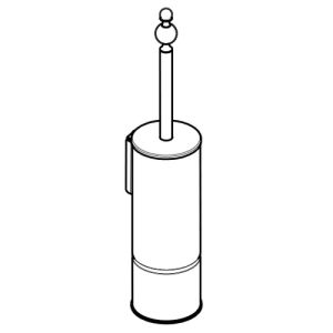 Inda Raffaella - Tosca A37140CR toiletborstelhouder chroom