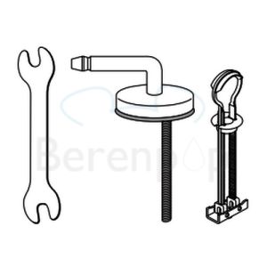Villeroy en Boch Architectura - Subway 92248061 set vaste scharnieren chroom