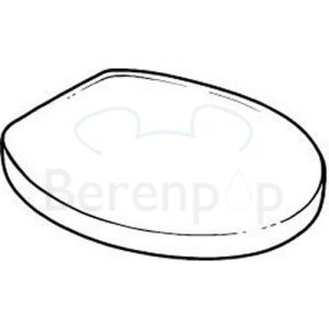 Geberit Cleo 573660000 toiletzitting met deksel wit