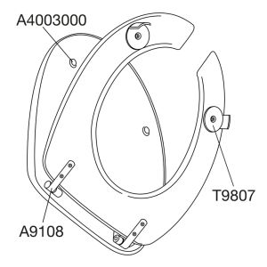 Pressalit Dania non contact R38000-D92999 toiletzitting met deksel wit