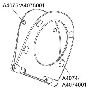 Pressalit Sway D 934231-BL6999 toiletzitting met deksel mat zwart