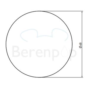 Clou InBe IB0651004 plug chroom