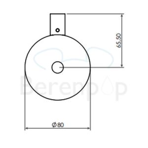 Clou Sjokker SJ092600201 toiletborstelgarnituur wand chroom
