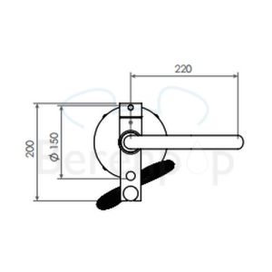 Clou Xo CL060400729 type 7 vrijstaande badkraan met handdouche chroom
