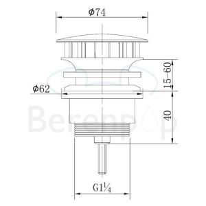 San4U 2512035 One Pack Mini-Block (links) fonteinset wit keramiek/ chroom