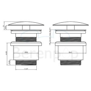 Clou InBe IB0651010 plug chroom