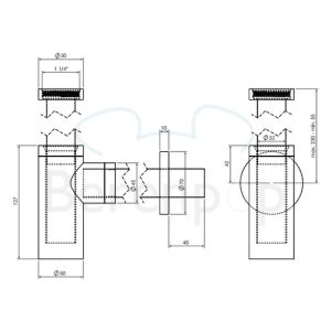 Clou InBe IB0653001 designsifon chroom