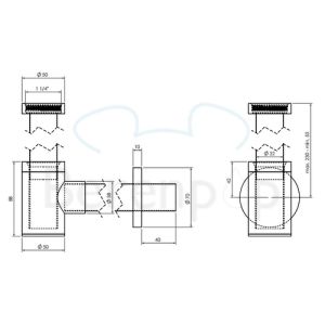 Clou InBe IB0653002 designsifon chroom