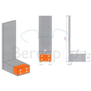 Decor Walther Brick 0592600 BK ERH reserverolhouder chroom