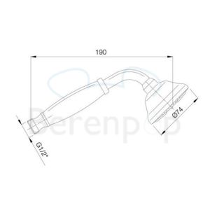 Fima Carlo Frattini F2104CR handdouche chroom