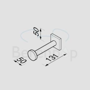 Geesa Nelio 681202 reserverolhouder chroom