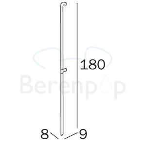 Inda Confort AH996BCR veiligheidssteun verticaal links chroom