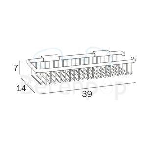 Inda Hotellerie A0453HCR zeepkorf chroom