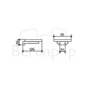 Keuco Moll 12755019000 zeepschaal chroom