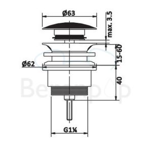 San4U 1014207 plug nikkel RVS look