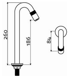 Clou Freddo 10 CL0603014 fonteinkraan staand chroom