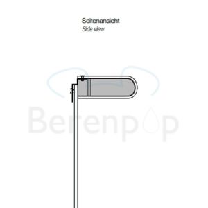 Decor Walther 0419400 BOOK 1-15 LED spiegellamp dimbaar 15x11,5cm chroom