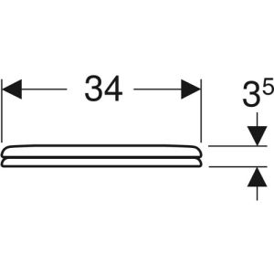 Geberit 300 Kids S8H51102000G toiletzitting (kinderzitting) met deksel wit *niet meer leverbaar*