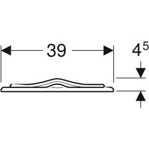 Geberit 300 Kids S8H51110000G turtle design toiletzitting (kinderzitting) met deksel wit *niet meer leverbaar*