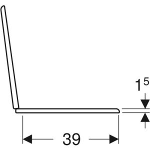 Geberit 300 Kids S8H51102020G toiletzitting (kinderzitting) met deksel rood *niet meer leverbaar*