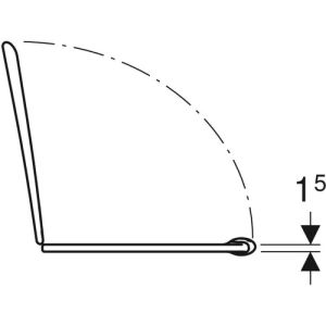 Geberit 300 Kids S8H51110000G turtle design toiletzitting (kinderzitting) met deksel wit *niet meer leverbaar*