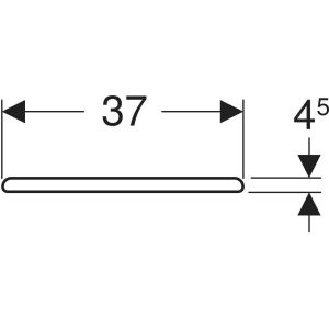 Geberit Renova 572165068 toiletzitting met deksel pergamon