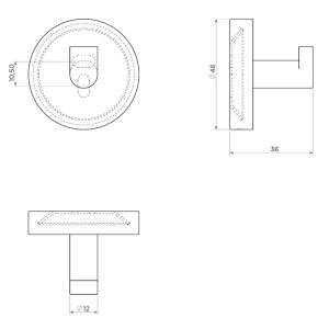 Clou Flat CL09020994101 accessoireset (5-delig) rvs geborsteld